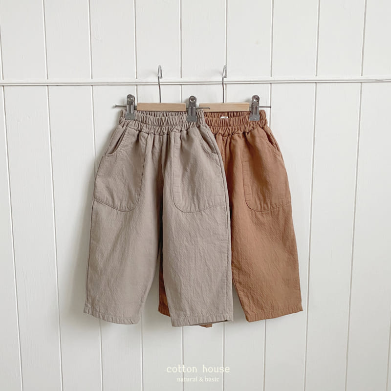 Cotton House - Korean Children Fashion - #designkidswear - Big Pocket Pants - 2