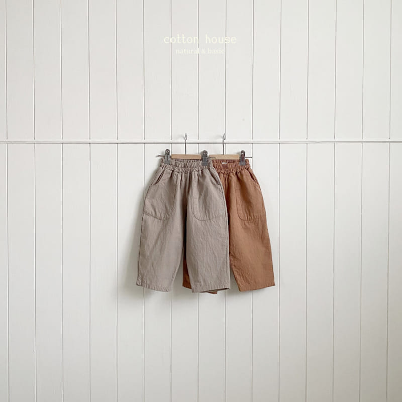 Cotton House - Korean Children Fashion - #discoveringself - Big Pocket Pants - 3