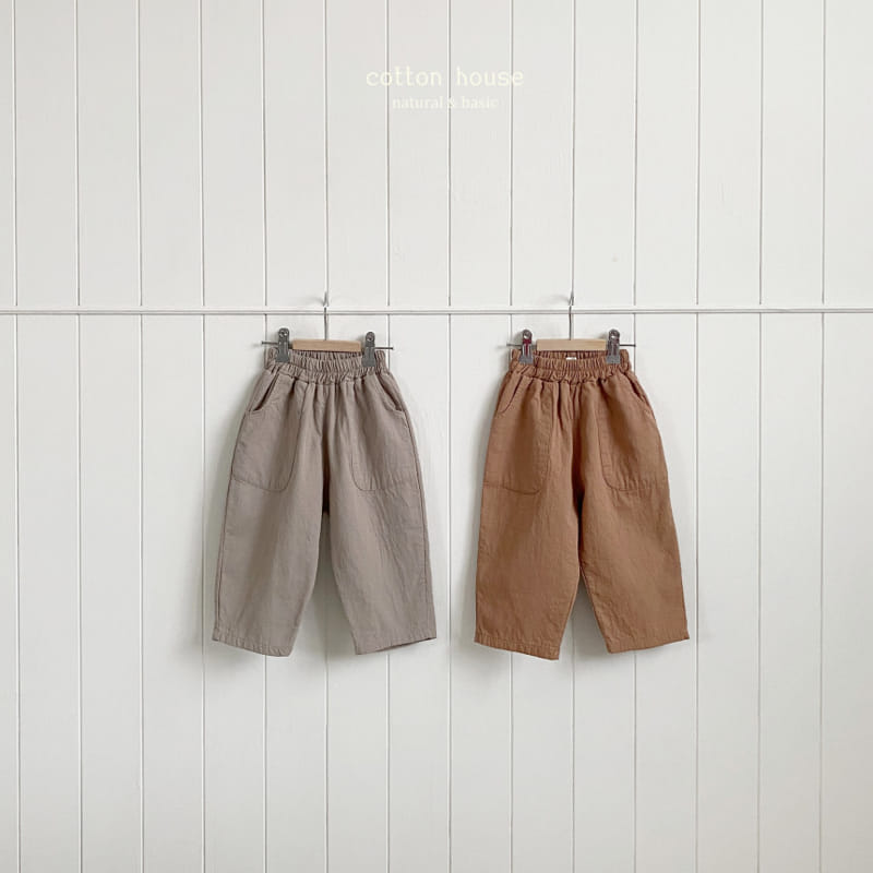 Cotton House - Korean Children Fashion - #discoveringself - Big Pocket Pants - 4