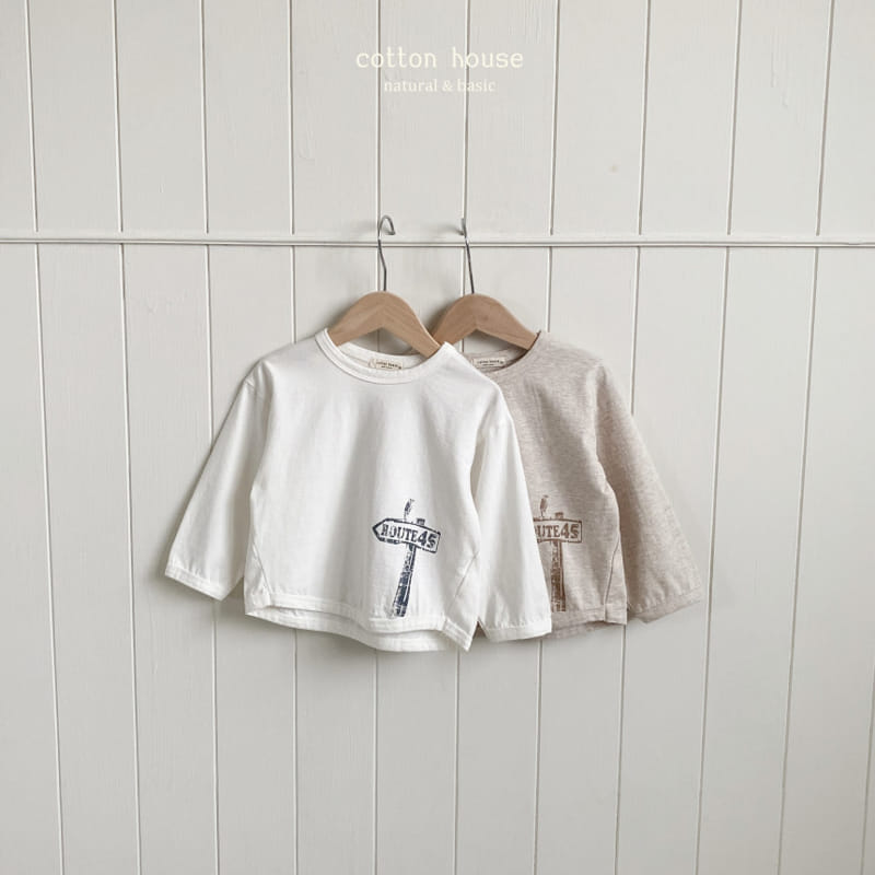 Cotton House - Korean Children Fashion - #magicofchildhood - Route Piping Tee - 5