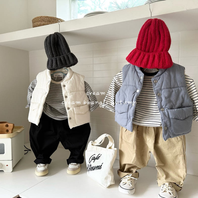 Cream Bbang - Korean Children Fashion - #childofig - Two Tuck Pants - 2