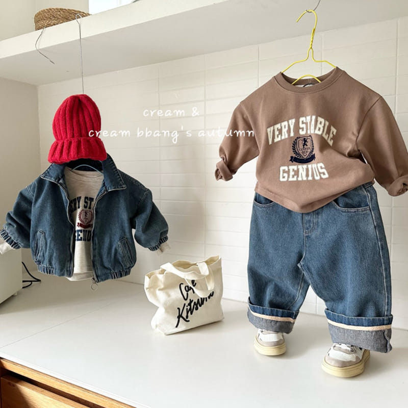 Cream Bbang - Korean Children Fashion - #childofig - Genius Tee - 4