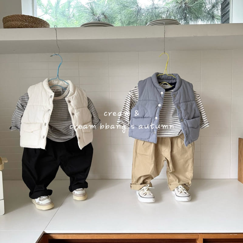 Cream Bbang - Korean Children Fashion - #childrensboutique - Two Tuck Pants - 3