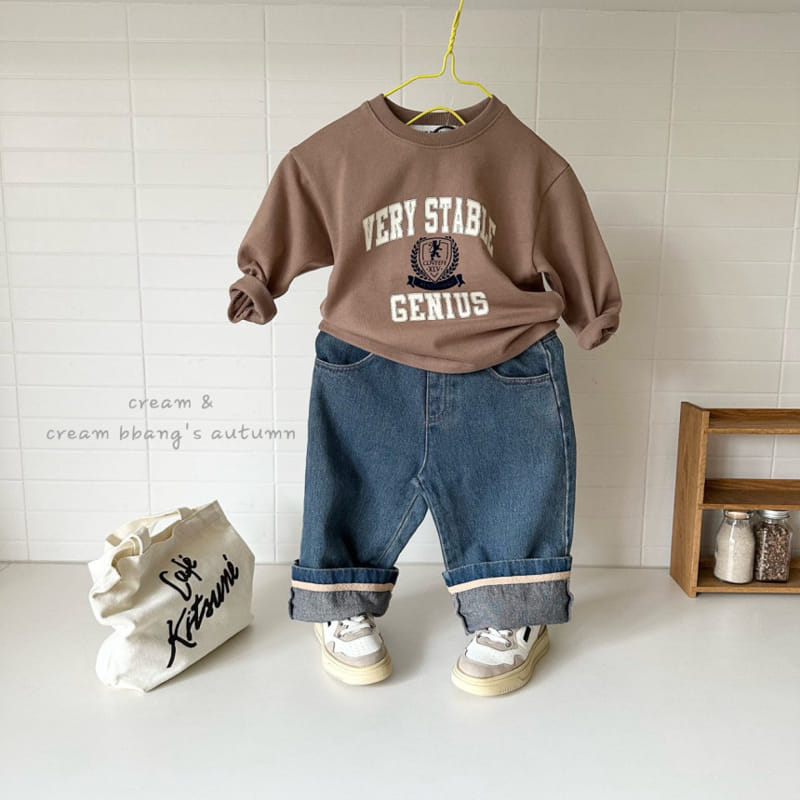 Cream Bbang - Korean Children Fashion - #fashionkids - Genius Tee - 7