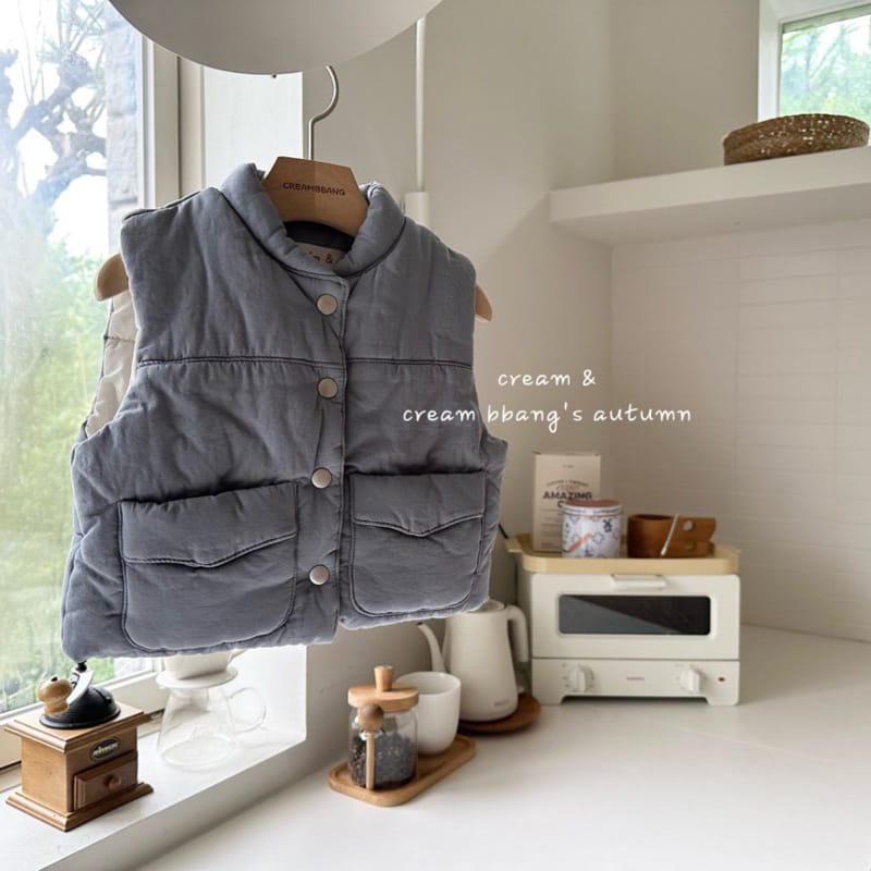 Cream Bbang - Korean Children Fashion - #fashionkids - Cozy Vest - 3