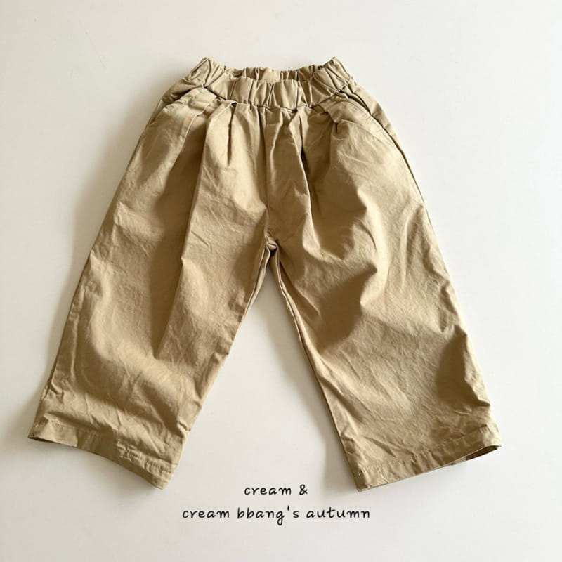 Cream Bbang - Korean Children Fashion - #kidsshorts - Two Tuck Pants - 7