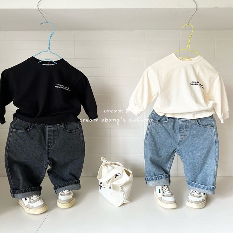 Cream Bbang - Korean Children Fashion - #littlefashionista - Releax Tee - 10