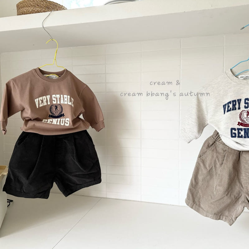 Cream Bbang - Korean Children Fashion - #stylishchildhood - Genius Tee - 2