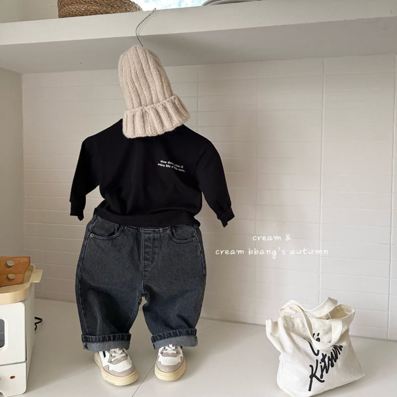 Cream Bbang - Korean Children Fashion - #todddlerfashion - New Tro Jeans - 11