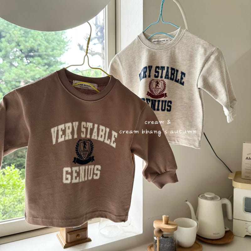 Cream Bbang - Korean Children Fashion - #toddlerclothing - Genius Tee