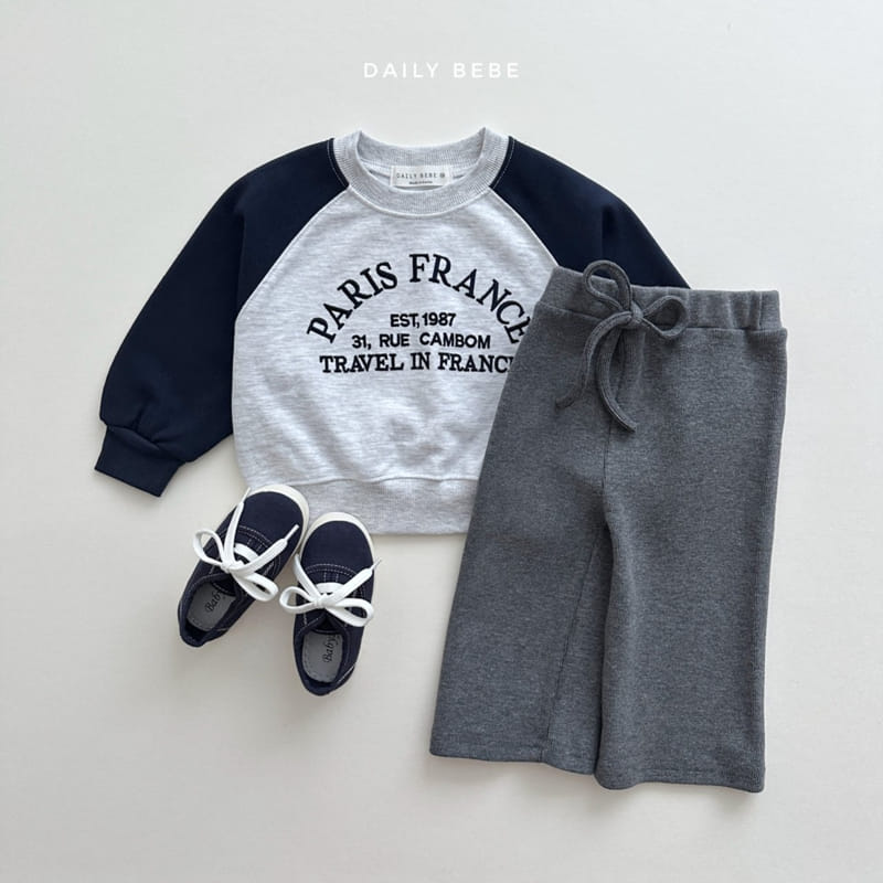 Daily Bebe - Korean Children Fashion - #Kfashion4kids - Paris Sweatshirt - 11