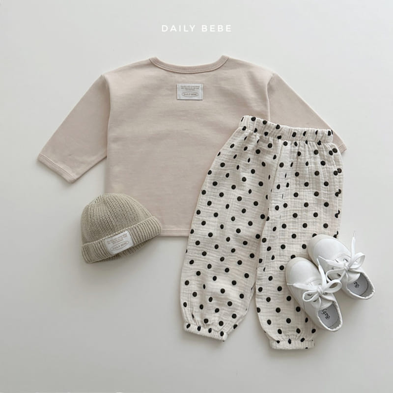 Daily Bebe - Korean Children Fashion - #childofig - Toktok Piping Tee - 7