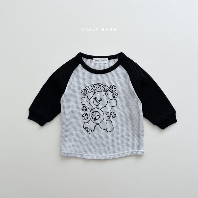 Daily Bebe - Korean Children Fashion - #childofig - Waffle Tee - 6