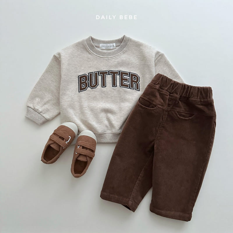 Daily Bebe - Korean Children Fashion - #childofig - Butter Sweatshirt - 3