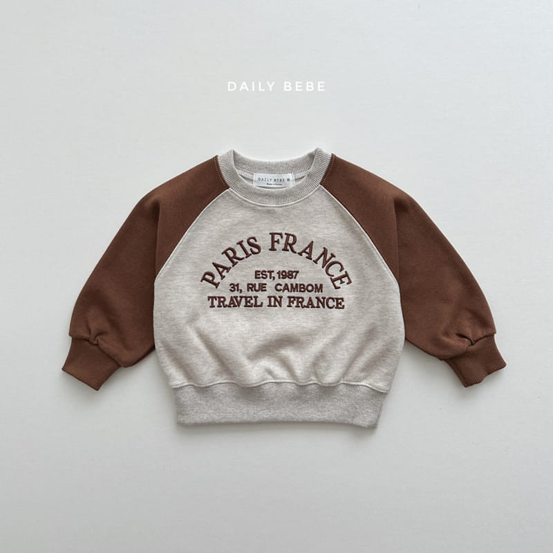 Daily Bebe - Korean Children Fashion - #childofig - Paris Sweatshirt - 2