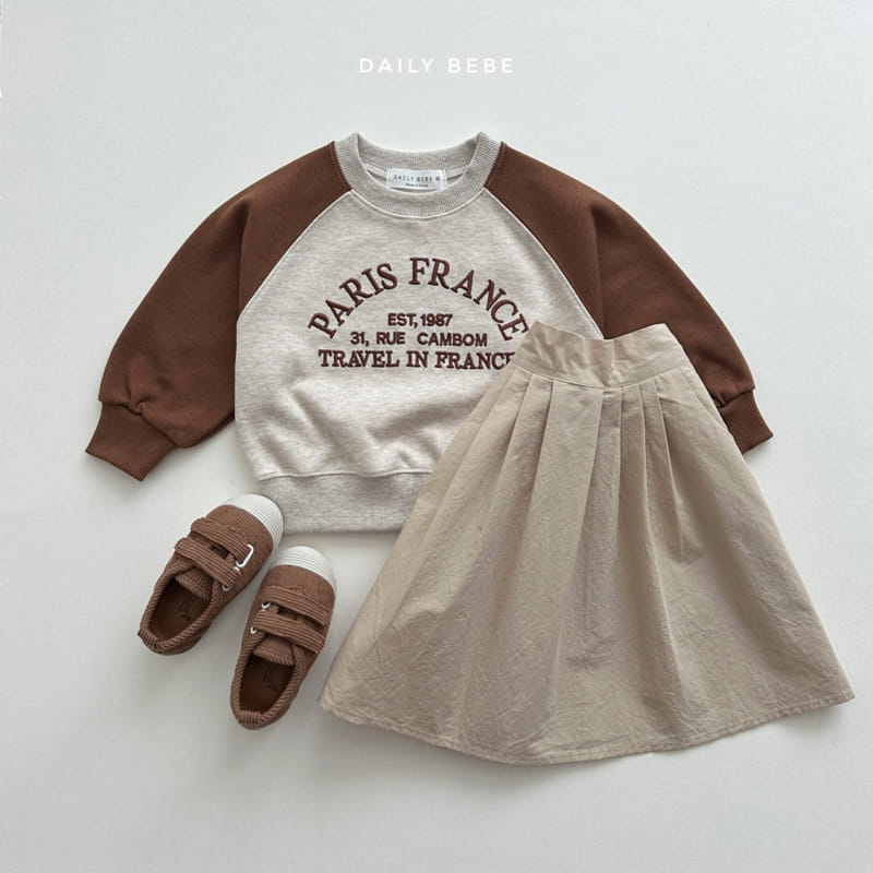 Daily Bebe - Korean Children Fashion - #childofig - Paris Sweatshirt - 4