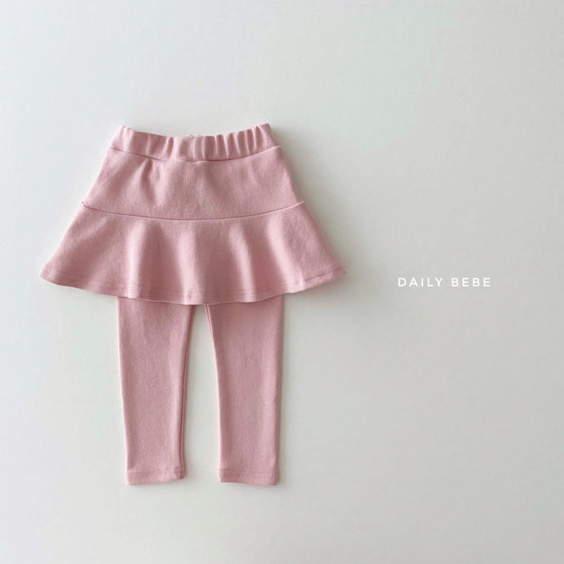 Daily Bebe - Korean Children Fashion - #designkidswear - Skirt Leggings - 2