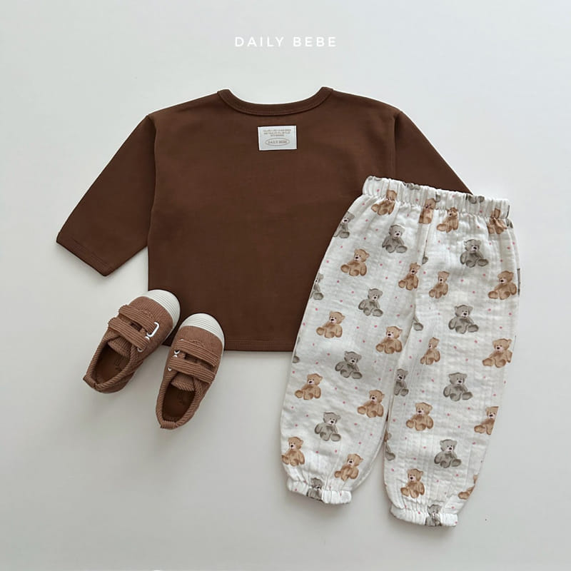 Daily Bebe - Korean Children Fashion - #designkidswear - Toktok Piping Tee - 10