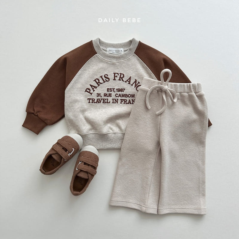 Daily Bebe - Korean Children Fashion - #designkidswear - Paris Sweatshirt - 5