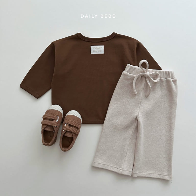 Daily Bebe - Korean Children Fashion - #discoveringself - Toktok Piping Tee - 11