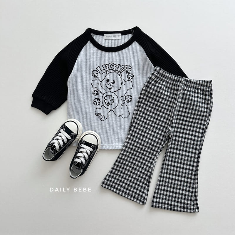 Daily Bebe - Korean Children Fashion - #fashionkids - Waffle Tee - 10