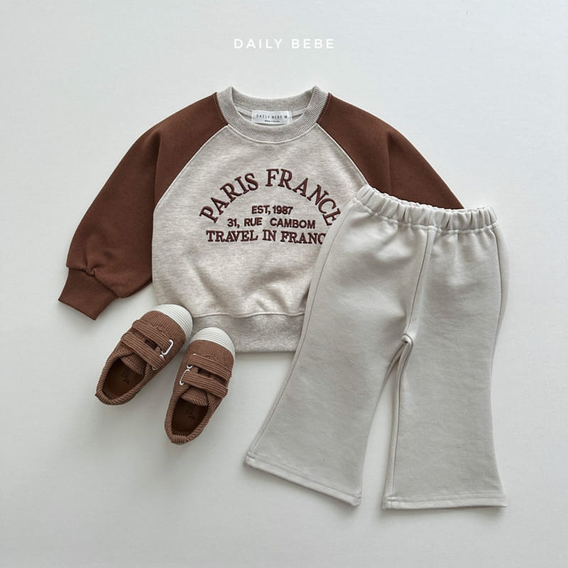 Daily Bebe - Korean Children Fashion - #fashionkids - Paris Sweatshirt - 7