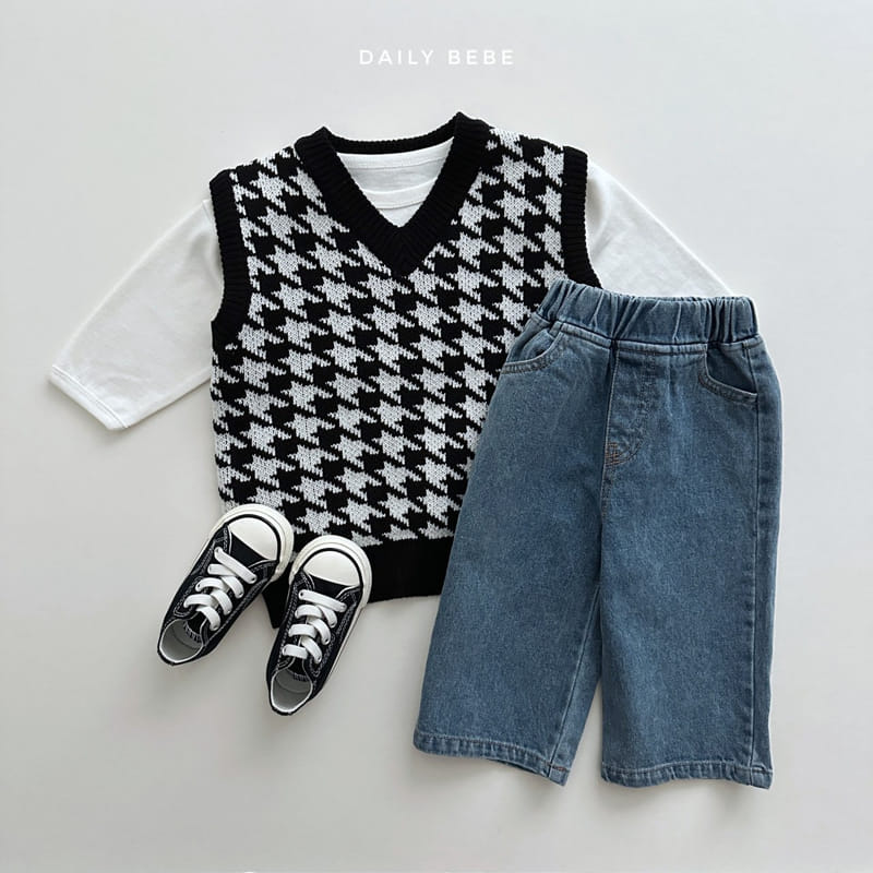 Daily Bebe - Korean Children Fashion - #kidzfashiontrend - Wide Jeans - 10