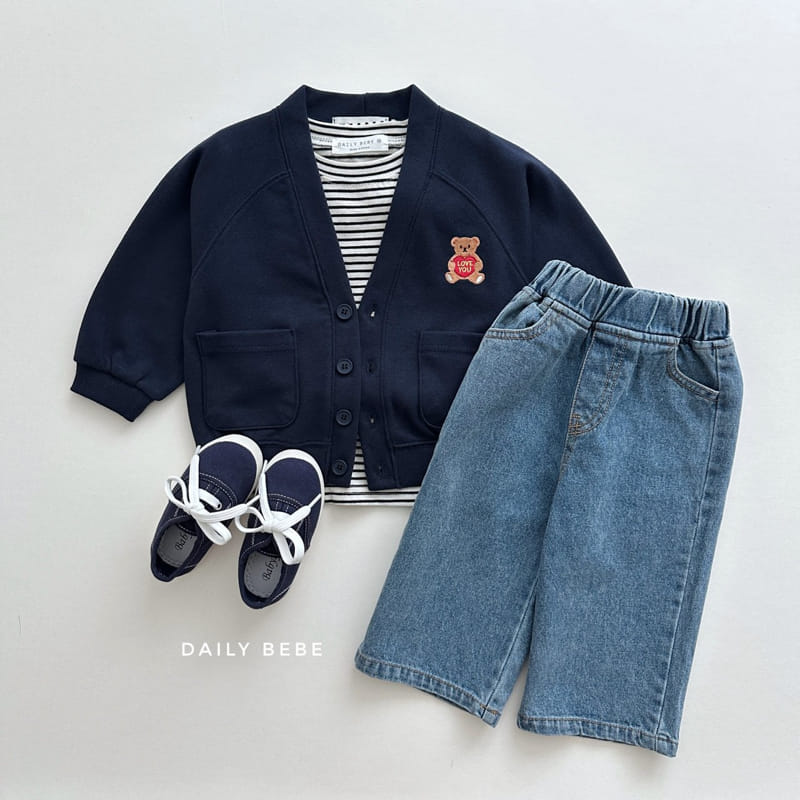 Daily Bebe - Korean Children Fashion - #littlefashionista - Wide Jeans - 12