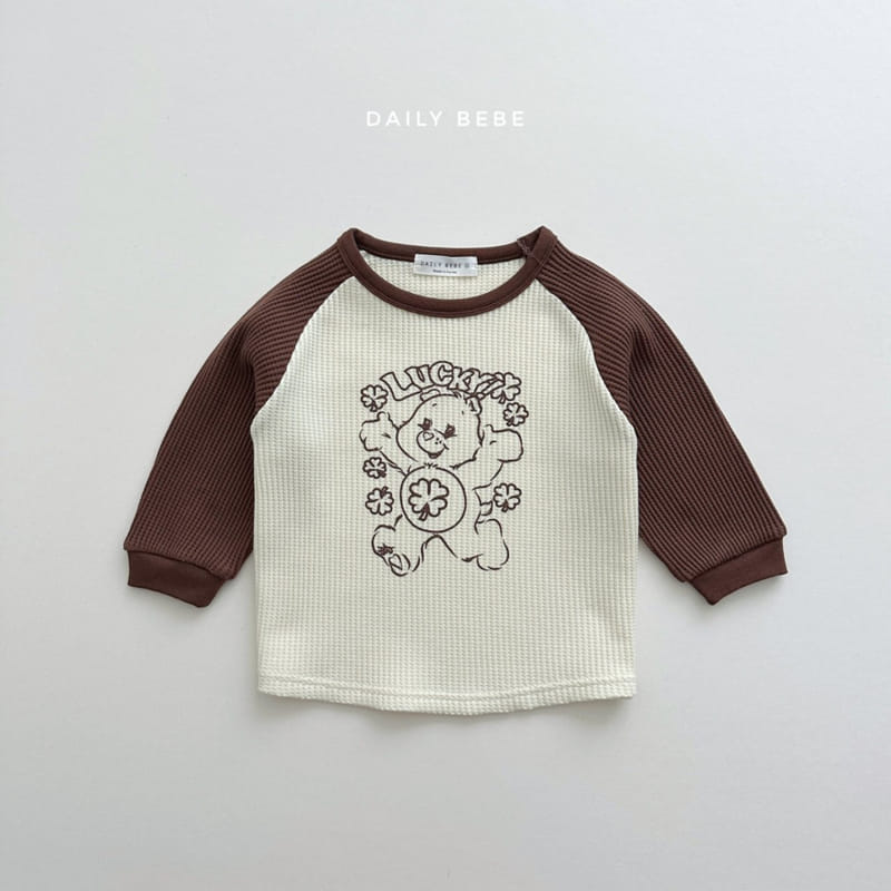 Daily Bebe - Korean Children Fashion - #littlefashionista - Waffle Tee