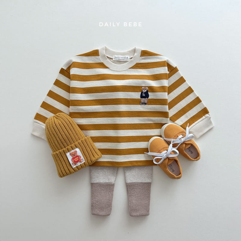 Daily Bebe - Korean Children Fashion - #minifashionista - Bear Tee - 2