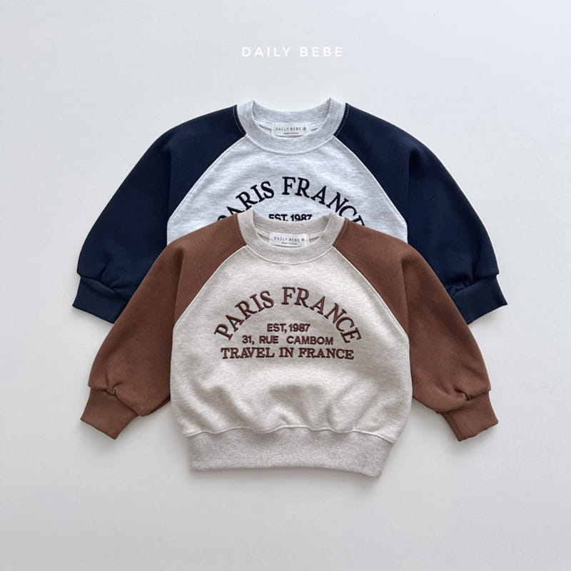 Daily Bebe - Korean Children Fashion - #prettylittlegirls - Paris Sweatshirt