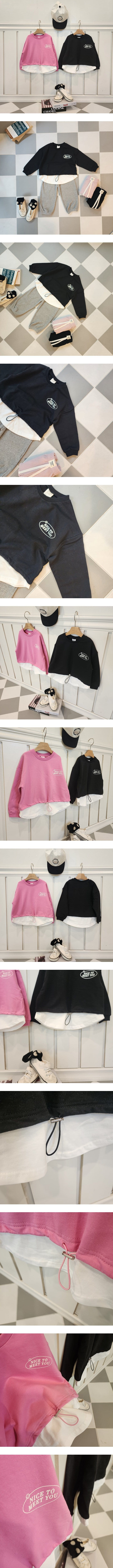 Dalla - Korean Children Fashion - #littlefashionista - String Sweatshirt - 2