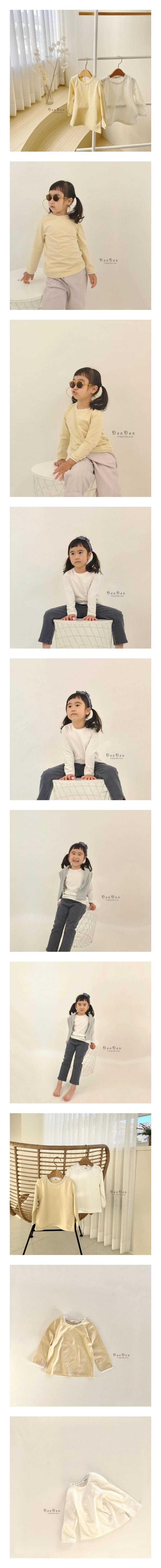 Denden - Korean Children Fashion - #littlefashionista - Berry Lace Tee