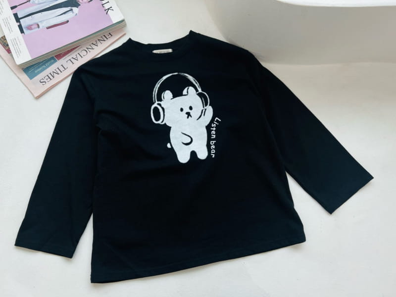 Dore Dore - Korean Children Fashion - #Kfashion4kids - Head Phone Bear Tee - 12