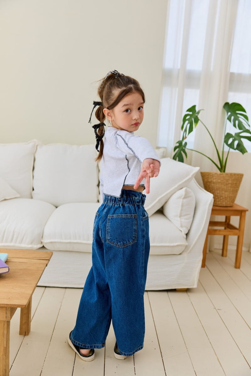 Dore Dore - Korean Children Fashion - #Kfashion4kids - Band Shirring Jeans - 3