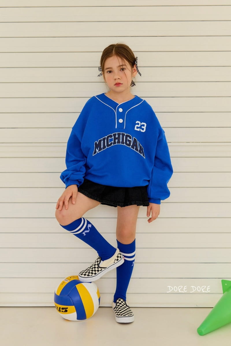 Dore Dore - Korean Children Fashion - #childofig - Michigan Sweatshirt - 8