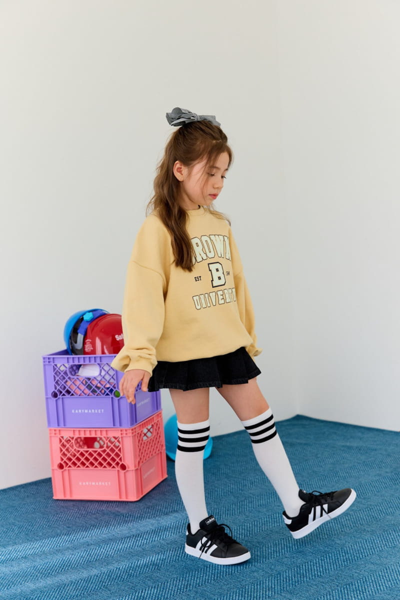 Dore Dore - Korean Children Fashion - #childofig - B Brown Sweatshirt - 2