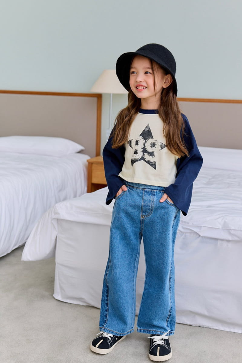 Dore Dore - Korean Children Fashion - #childofig - Color Wide Jeans - 8