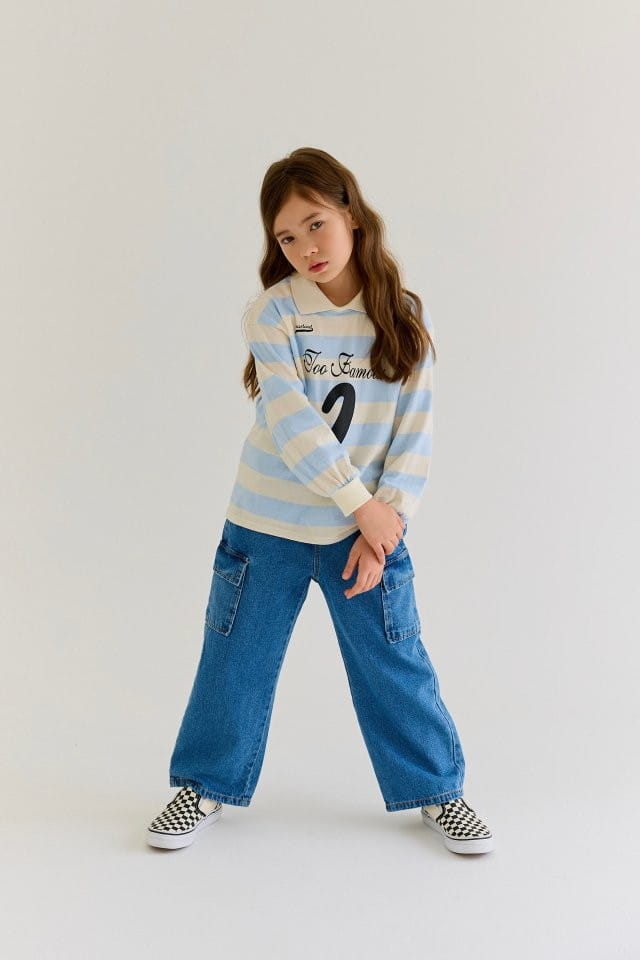 Dore Dore - Korean Children Fashion - #childofig - Denim Cargo Jeans - 12