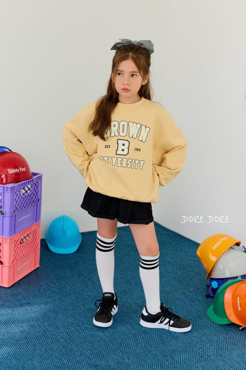 Dore Dore - Korean Children Fashion - #childrensboutique - B Brown Sweatshirt - 3