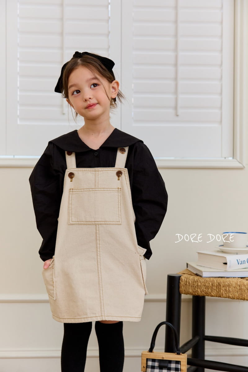 Dore Dore - Korean Children Fashion - #childrensboutique - Autumn Sailor Blouse - 3