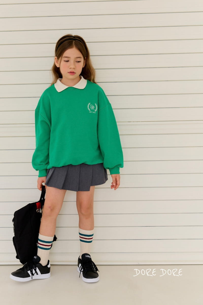 Dore Dore - Korean Children Fashion - #designkidswear - DR Collar Sweatshirt - 7