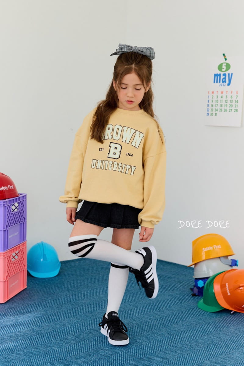 Dore Dore - Korean Children Fashion - #childrensboutique - B Brown Sweatshirt - 4