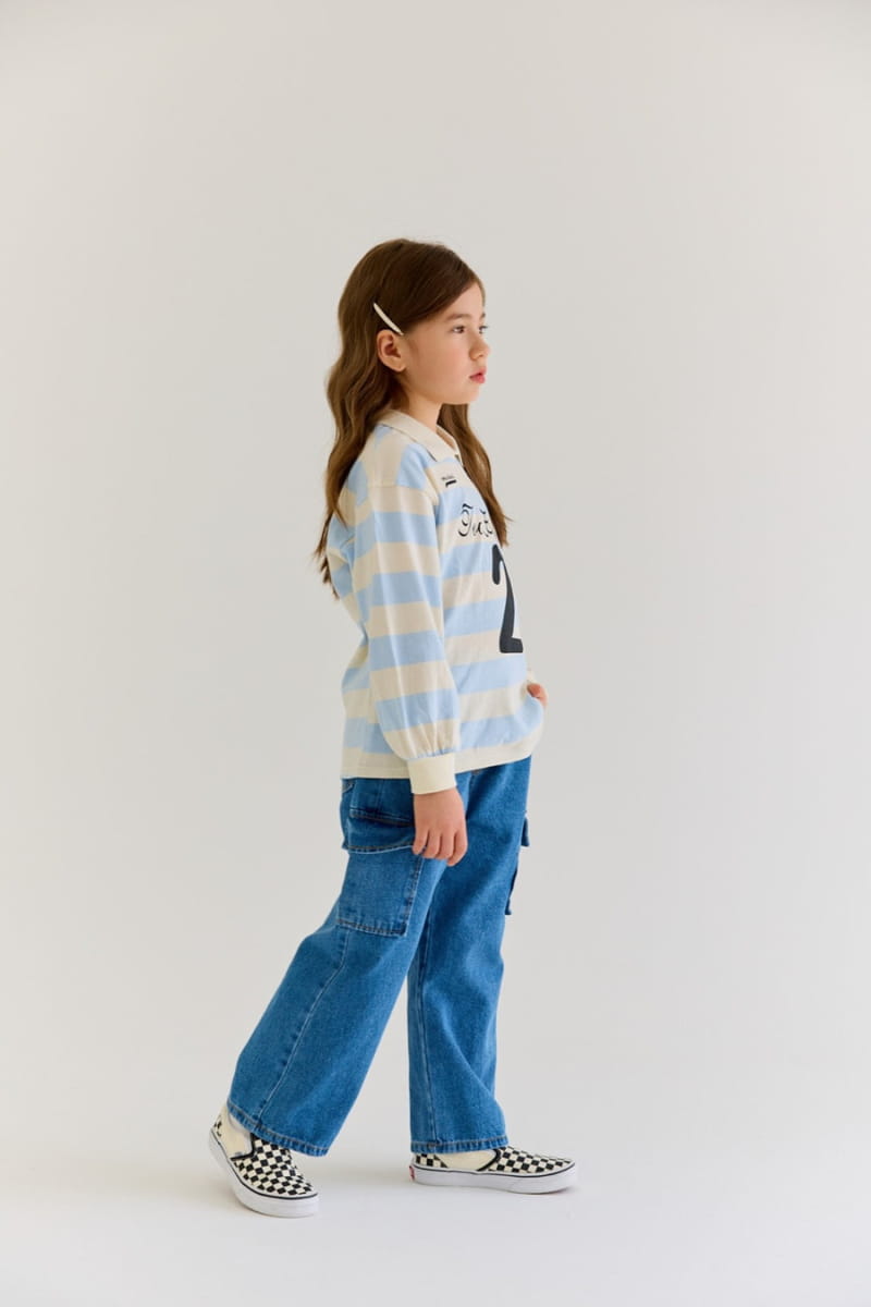 Dore Dore - Korean Children Fashion - #designkidswear - 2 Stripes Tee - 7