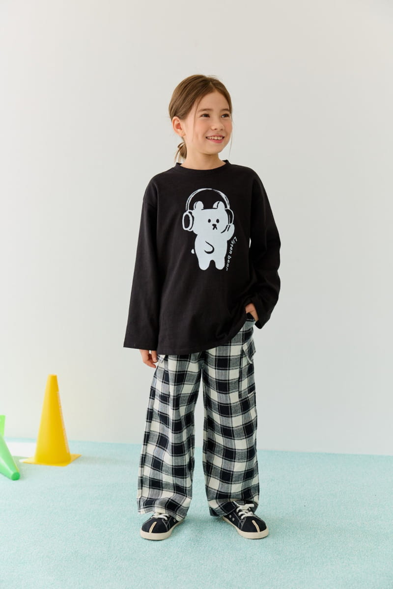 Dore Dore - Korean Children Fashion - #discoveringself - Head Phone Bear Tee - 7