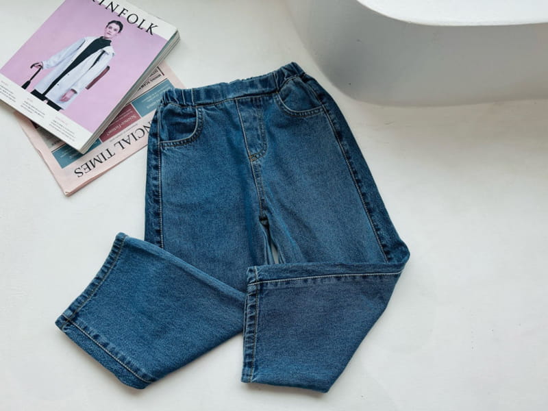 Dore Dore - Korean Children Fashion - #discoveringself - Color Wide Jeans - 11