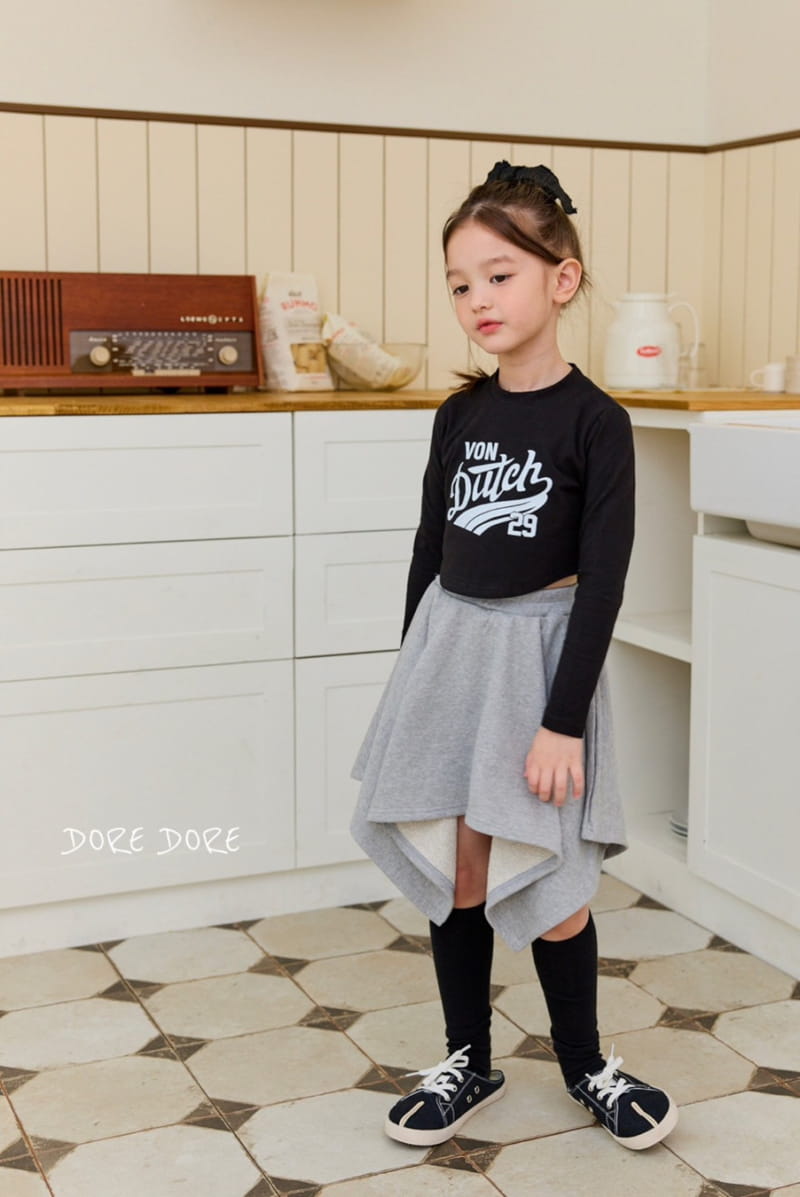 Dore Dore - Korean Children Fashion - #discoveringself - Terry Frea Skirt Pants - 12