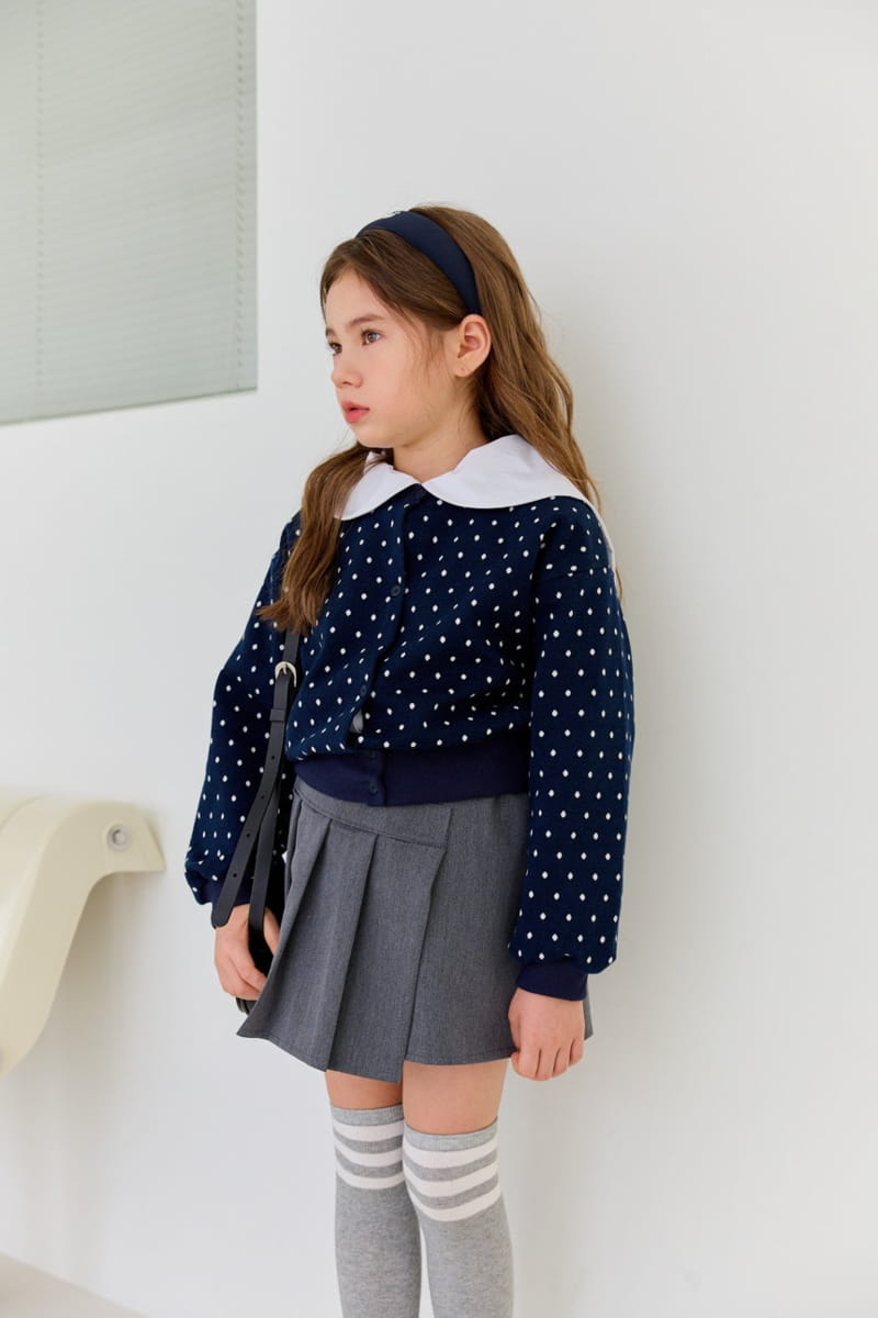 Dore Dore - Korean Children Fashion - #kidsshorts - Dot Cardigan - 9