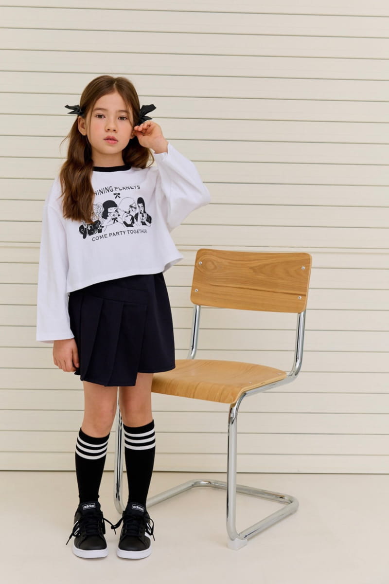 Dore Dore - Korean Children Fashion - #littlefashionista - Girls Crop Tee - 5