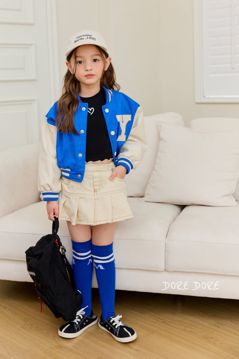 Dore Dore - Korean Children Fashion - #Kfashion4kids - Y Baseball Jumper - 4